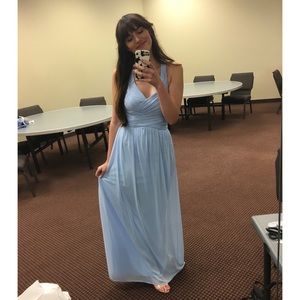 Ice Blue David’s Bridal Dress